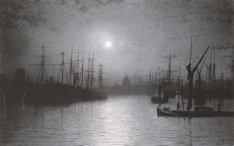  Nightfall down the Thames